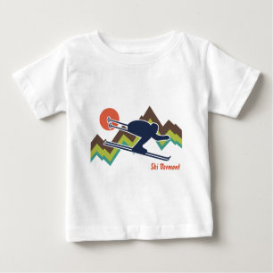 Ski Vermont Baby T-shirt
