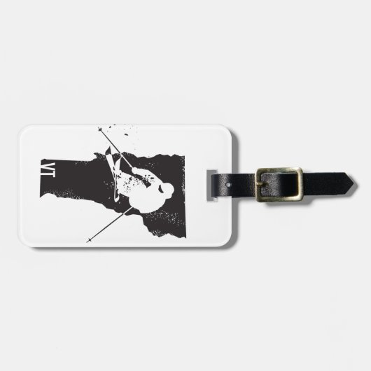 Ski Vermont Gepäckanhänger (Vorderseite horizontal)