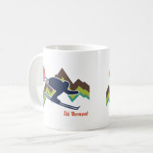 Ski Vermont Kaffeetasse (Vorderseite Links)