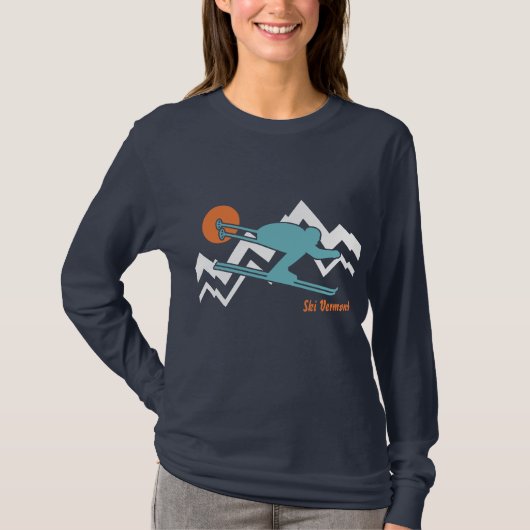 Ski Vermont T-Shirt (Vorderseite)
