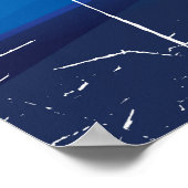 Ski-Vintage Val d'Isère Poster (Ecke)