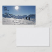 Ski Visitenkarte (Vorne/Hinten)