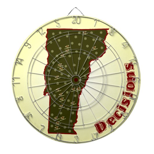 Ski VT-Entscheidungs-Dartscheibe Dartscheibe (vorne)