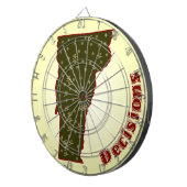 Ski VT-Entscheidungs-Dartscheibe Dartscheibe (Vorderseite rechts)