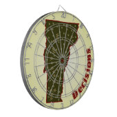 Ski VT-Entscheidungs-Dartscheibe Dartscheibe (Vorderseite Links)