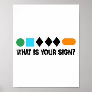 Ski Was Ist Dein Sternzeichen Lustiger Skifahrer M Poster