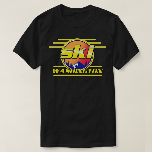 Ski Washington T-Shirt (Design vorne)