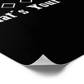 Ski What Is Your Sign Funny Skier Men Snowboard Sk Poster (Ecke)