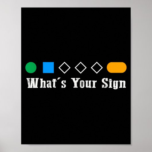 Ski What Is Your Sign Funny Skier Men Snowboard Sk Poster (Vorne)