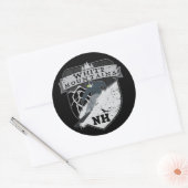 Ski White Mountains, NH Runder Aufkleber (Umschlag)