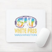 Ski White P Washington Skiferien  Mousepad (Mit Mouse)