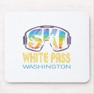 Ski White P Washington Skiferien Mousepad