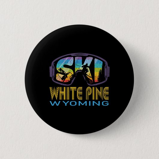 Ski White Pine Wyoming Skiferien  Button (Vorderseite)