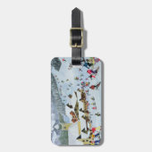 Ski Whizzz! 1991 Gepäckanhänger (Vorderseite vertikal)