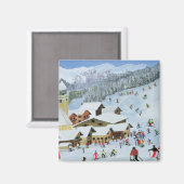 Ski Whizzz! 1991 Magnet (Vorderseite/Rückseite)