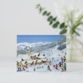 Ski Whizzz! 1991 Postkarte (Stehend Vorderseite)