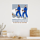 Ski Winter New York 1938 WPA Poster (Küche)