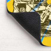 Ski-Winter-Sport Mousepad Skistiefel (Ecke)