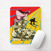 Ski-Winter-Sport Mousepad Skistiefel (Mit Mouse)