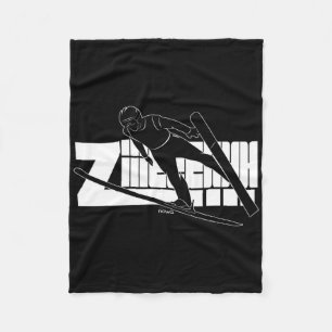 Ski Winter Sport Nordic Combining Ski Jumping Fleecedecke
