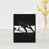 Ski Winter Sport Nordic Combining Ski Jumping Karte (Gelbe Blume)