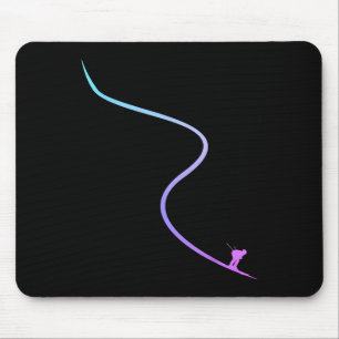 Ski Wintersport Skifahren Skifahrer Mousepad
