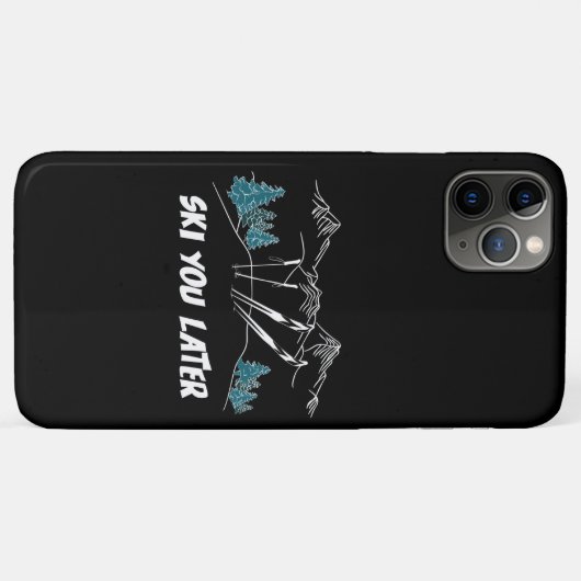 Ski you Spater Mountains Wintersport Case-Mate iPhone Hülle (Rückseite (Horizontal))