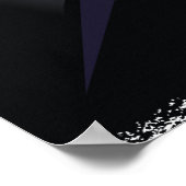 Ski Zermatt Retrourlaub Poster (Ecke)