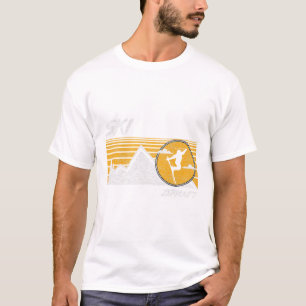 Ski Zermatt Schweiz Retro-Skiing-T-Shirt  T-Shirt
