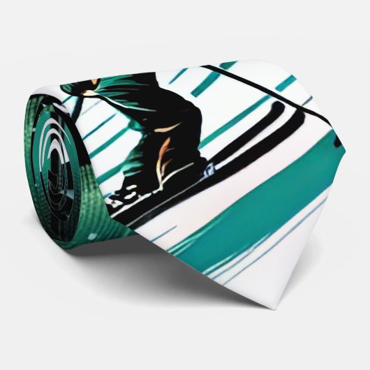 Skiabenteuer Aurora Krawatte (Gerollt)