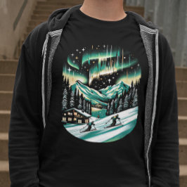 Skiabenteuer Aurora Unisex T-Shirt