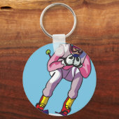 Skiabfahrt Schlüsselanhänger (Vorderseite)