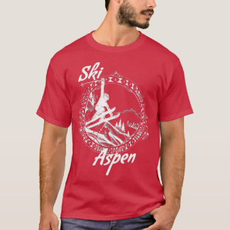 Skiaspen, Colorado Vintag Retro Schneeschuhwandern T-Shirt