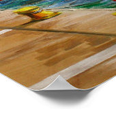 Skiathos Alter Hafen Poster (Ecke)