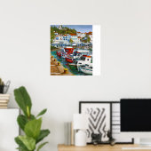 Skiathos Alter Hafen Poster (Heimbüro)
