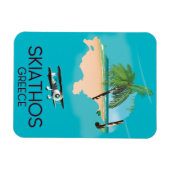 Skiathos Griechenland Reiseplakat Magnet (Horizontal)