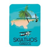 Skiathos Griechenland Reiseplakat Magnet (Vertikal)
