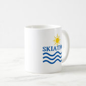 SKIATHOS Griechenland, Sun Waves Kaffeetasse (VorderseiteRechts)