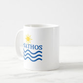 SKIATHOS Griechenland, Sun Waves Kaffeetasse (Vorderseite Links)