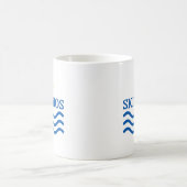 SKIATHOS Griechenland, Sun Waves Kaffeetasse (Mittel)