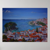 Skiathos Hafen 2 Poster (Vorne)