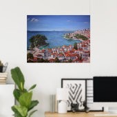 Skiathos Harbour Light Poster (Heimbüro)