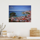 Skiathos Harbour Light Poster (Küche)