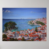 Skiathos Harbour Light Poster (Vorne)
