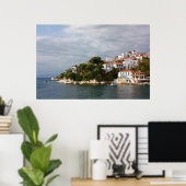Skiathos Town Poster (Heimbüro)