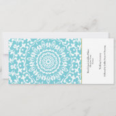 Skiathos Wedding Destination Ticket Boarding Pass Einladung (Rückseite)