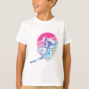 Skiausflug Skifahren Retro Vintage 80er 90er T-Shirt