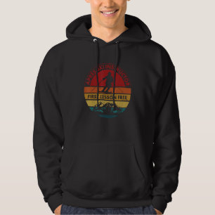 Skiausflug Skifahrer Apres Ski Trainer Erste Lekti Hoodie