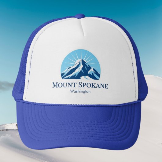 Skiausrüstung Cap Mount Spokane Washington Truckerkappe