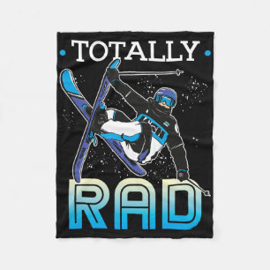 Skiausrüstung Nordic Skier Ski total Krass Fleecedecke